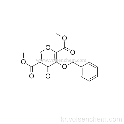 CAS 1246616-66-9, 4- 옥소 -3- (페닐 메 톡시) -4H- 피란 -2,5- 다이 카복실산 2,5- 다이 메틸 에스터 Dolutegravir 중간체